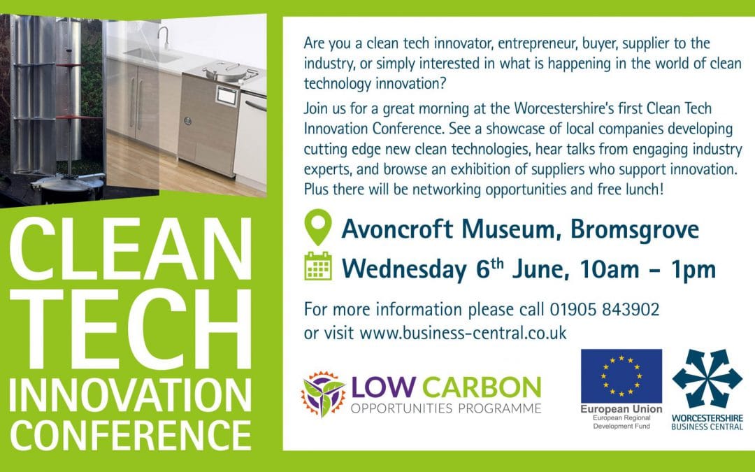 Worcestershire’s First Clean Tech Innovation Conference