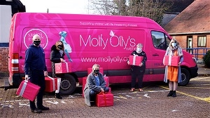 OAKLAND INTERNATIONAL AND MOLLY OLLY’S WISHES PARTNER TO DELIVER FOOD AND CHILDREN’S HAMPERS TO FAMILIES IN NEED