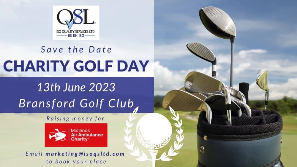The return of ISO Quality Services annual Charity Golf Day